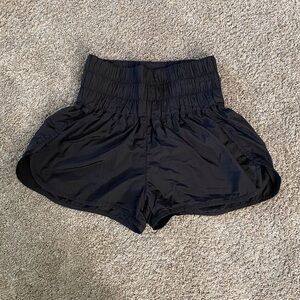 Black Super High Waisted Shorts